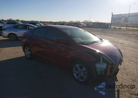 2013 Hyundai Elantra Gls/Limited from USA, damaged, VIN KMHDH4AEXDU493045